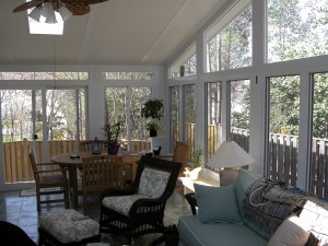 Interior of Sunroom Interior of Sunroom