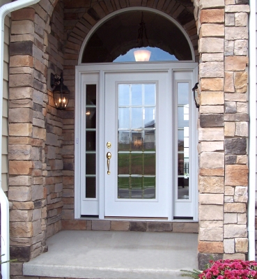 Beveled Glass w/Brass Caming