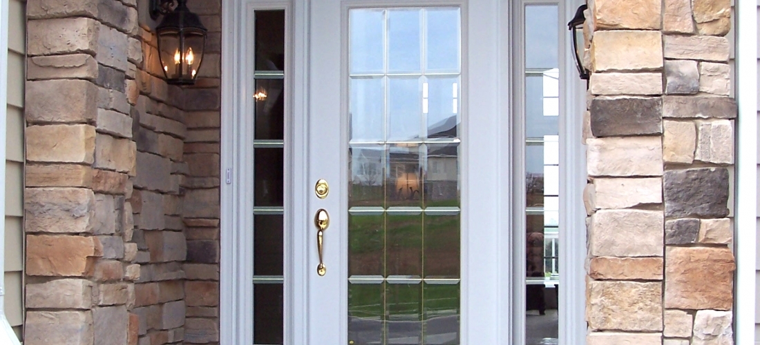 Beveled Glass w/Brass Caming