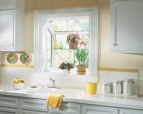 Garden Window Kitchen Inside